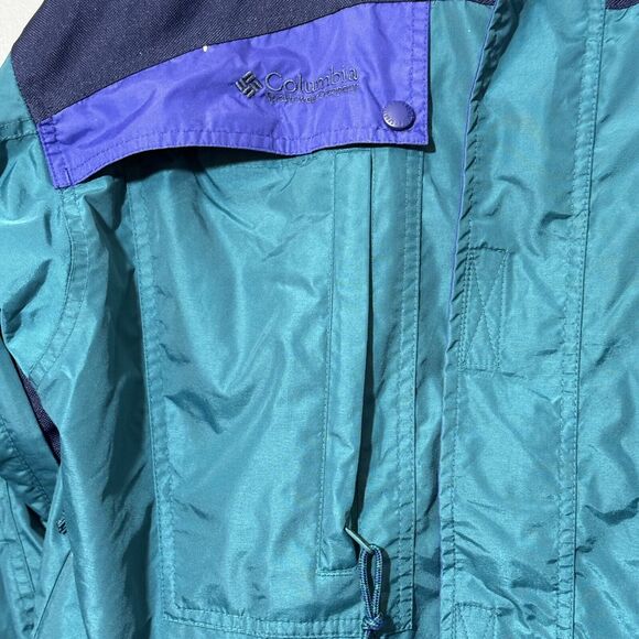 Columbia Ski Snow Winter Jacket Men's Size Small Shell Only Pockets Colorblock - Picture 4 of 5